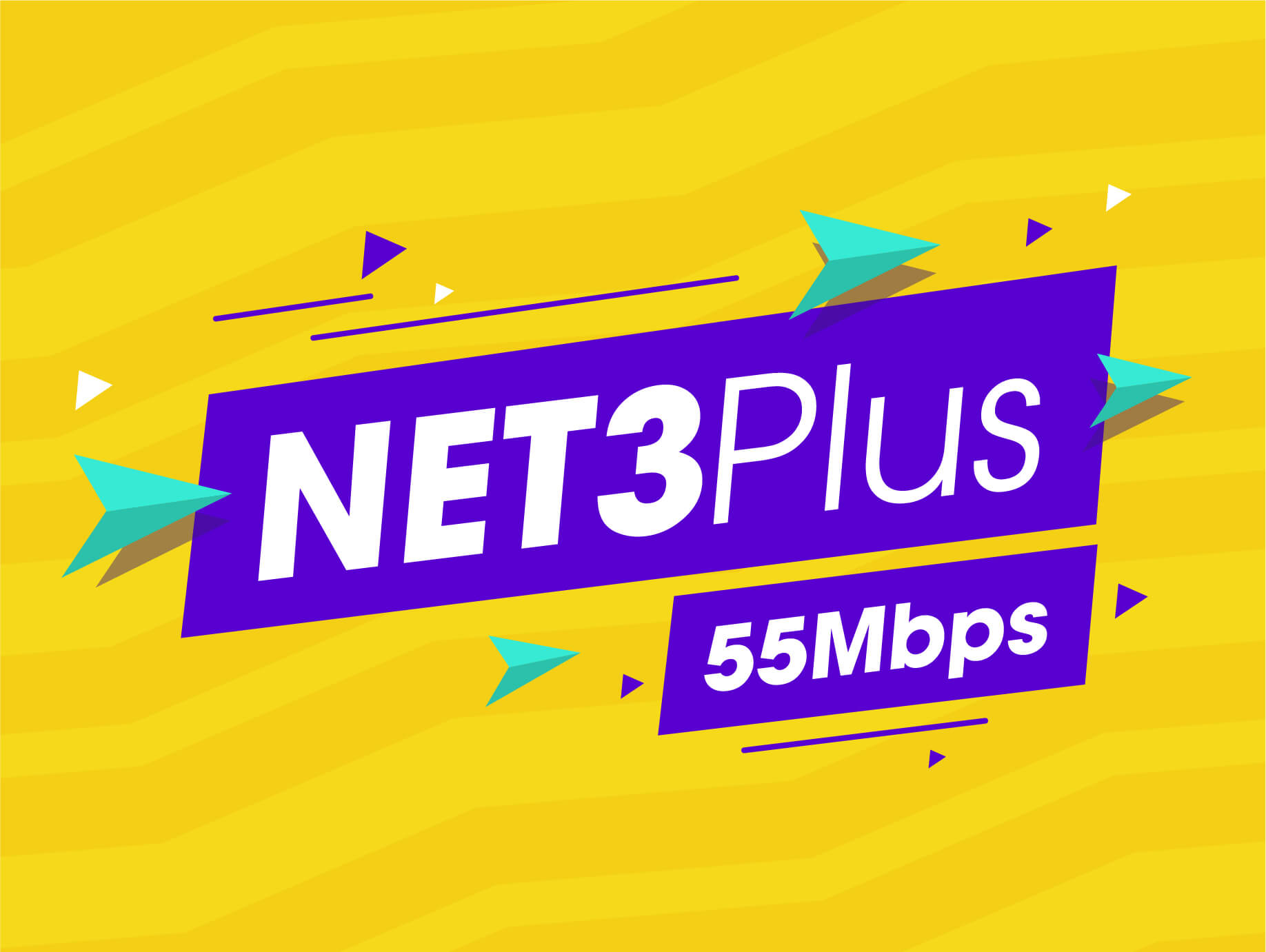 Net 3 plus Viettel 55 Mbps