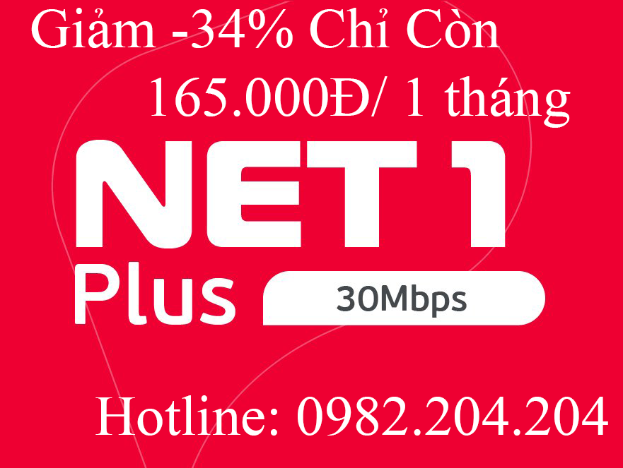 Gói wifi net 1 plus viettel