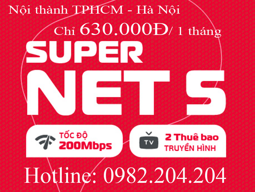 supernet 5 Viettel nội thành TPHCM