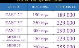 Các Gói Cước Wifi Viettel Hoài Đức Hà Nội 2023 Cáp Quang Cực Mạnh